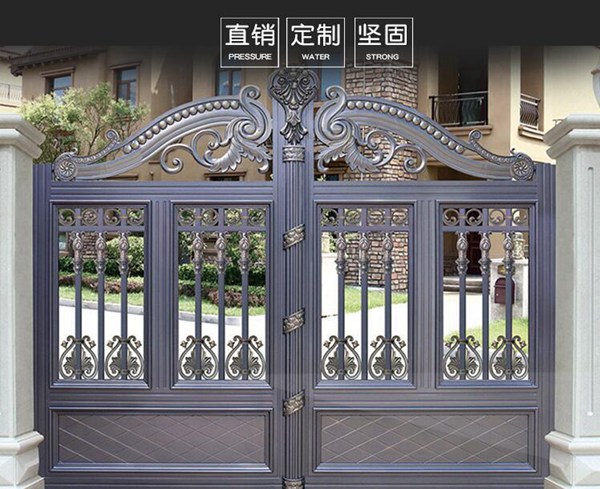 奉贤别墅庭院大门围栏